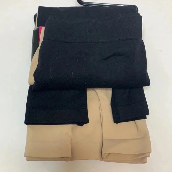 Plus Size Seamless SlipShorts 2 Pack Shape wear Black, Tan - Picture 4 of 7